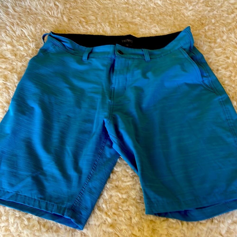 Mens light weight, light blue deck shorts